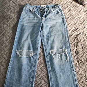 SONG Blue Ripped Jeans